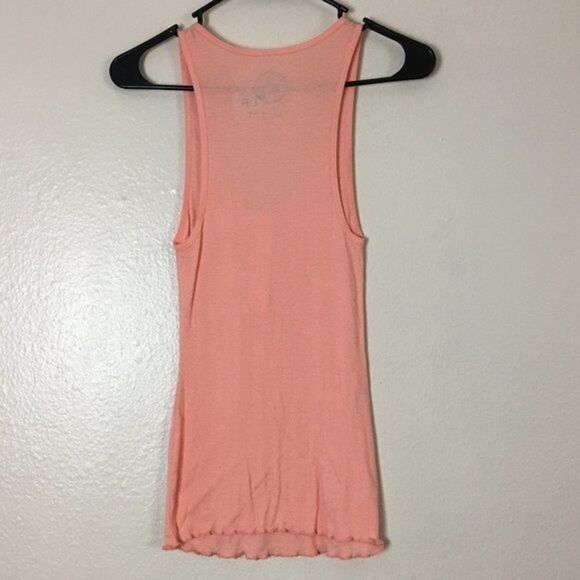 Planet Blue - Blue Life Orange Tank Top Womens Size XS NWOT FLAW - Picture 2 of 6